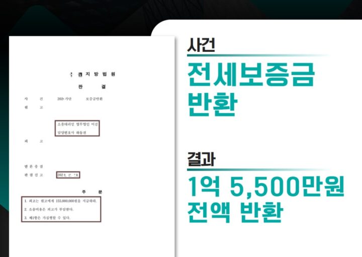 전세보증금반환